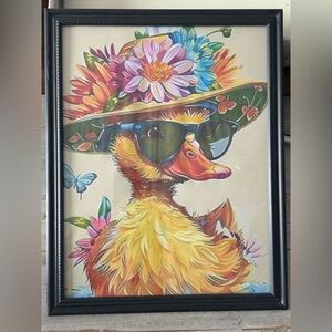 Colorful Framed 8x10 Duck Art
